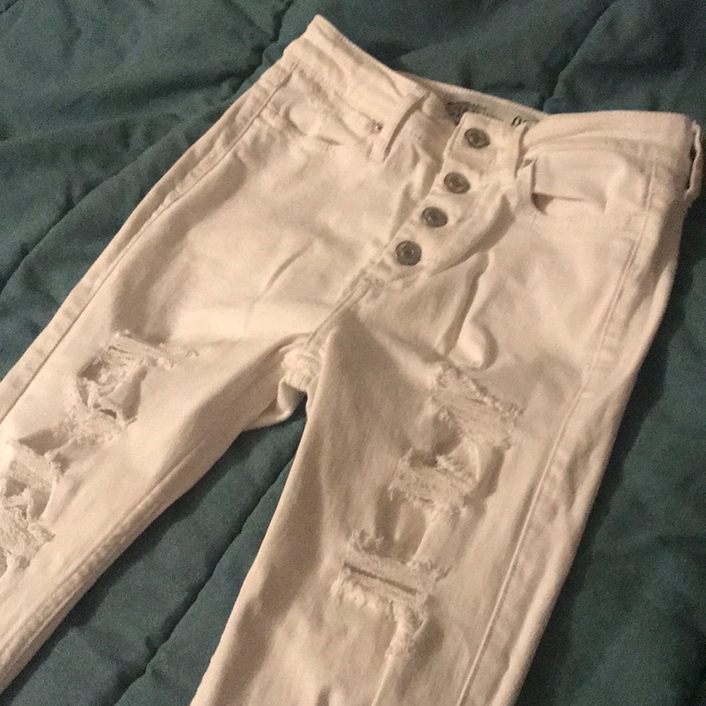 Destroyed Abercrombie & Fitch Jeans